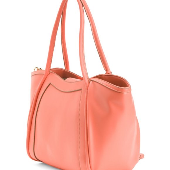 New SAM EDELMAN Large Tote With Detachable Pouch 394NM - Picture 2 of 4